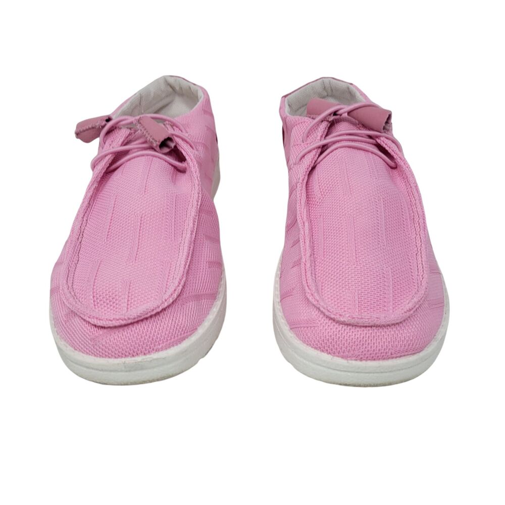 Betrue Lightweight Boat Deck Shoes Womens Casual Loafers Slip On Pink size 8